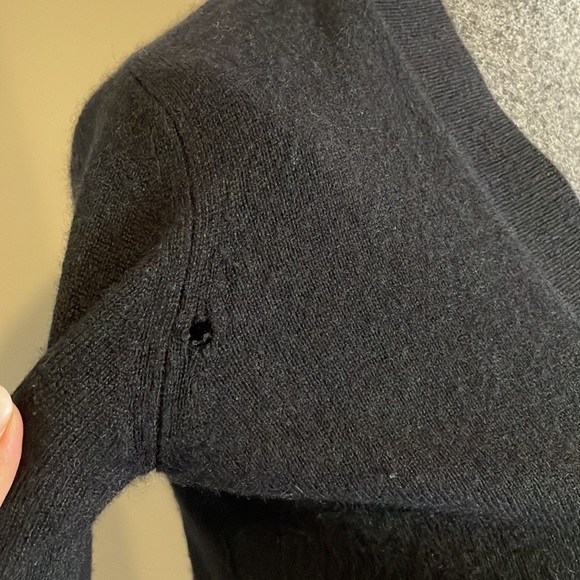 ALLSAINTS 100%cashmere Navy cardigan, Bought in UK, well loved - Picture 4 of 9